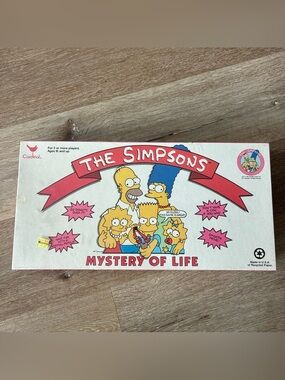 Vintage The Simpsons Mystery Of Life Board Game Cardinal 1990s 
(New Old Stock)